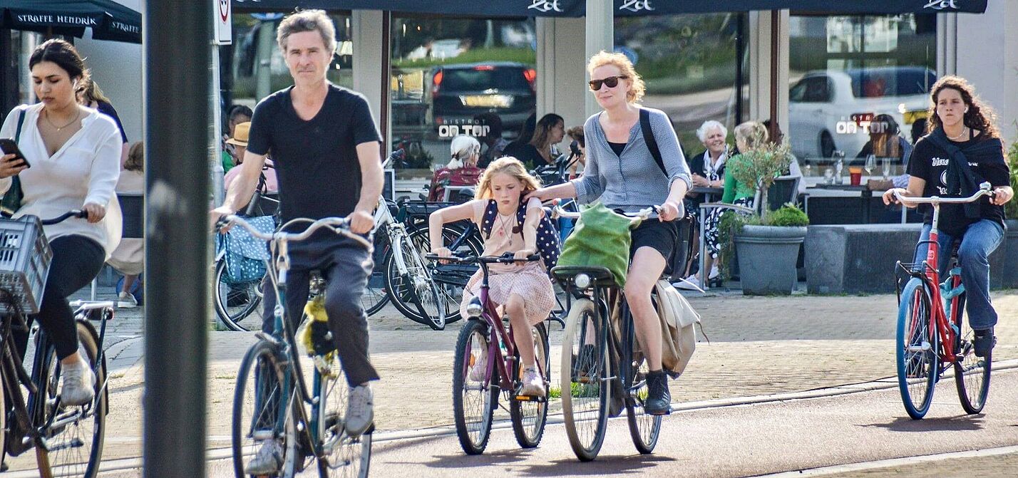 Es gibt unterschiedliche Typen von Radfahrenden